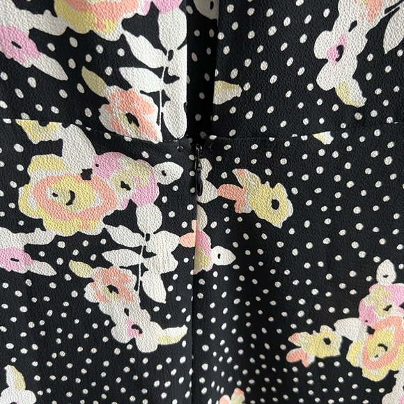 Topshop Spot Floral Tie Tea Dress - Picture 10 of 15